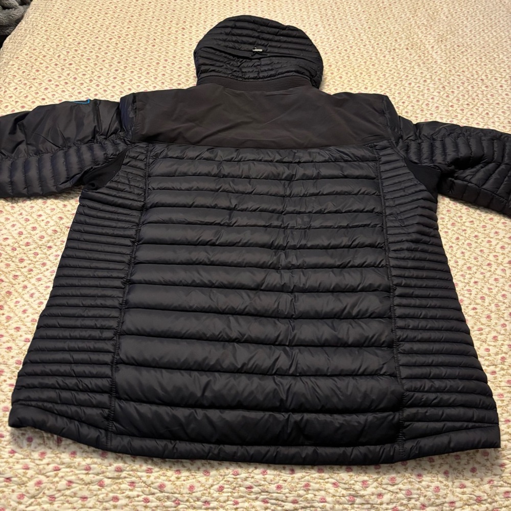 Kuhl Spyfire Hoody Puffer Jacket Goosed Down Men’s Black Size XL Gorpcore Active - Picture 12 of 16